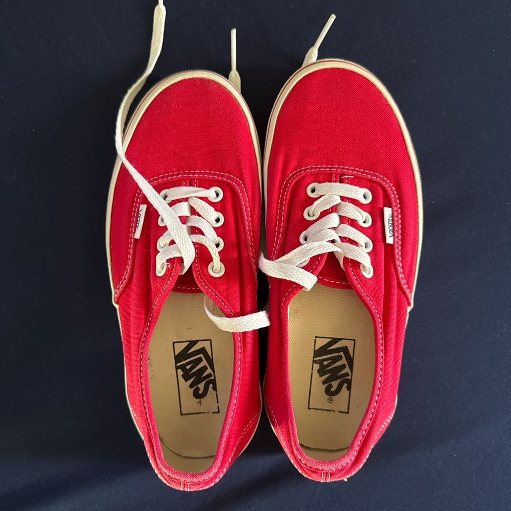 Red Vans Shoe